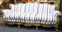 S1074B Italian Gilt Sofa 3 Seater